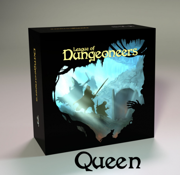 League of Dungeoneers, Gamefound edition Queen box, Spanish